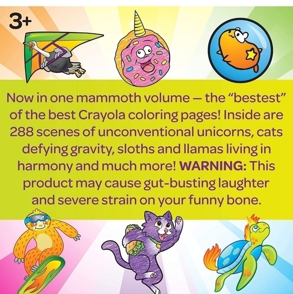 CRAYOLA Epic Book of Awesome, All-in-1 Coloring Set! - Picture 3 of 7